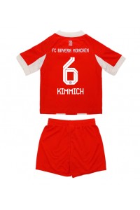 Fotbalové Dres Bayern Munich Joshua Kimmich #6 Dětské Domácí Oblečení 2025-26 Krátký Rukáv (+ trenýrky)